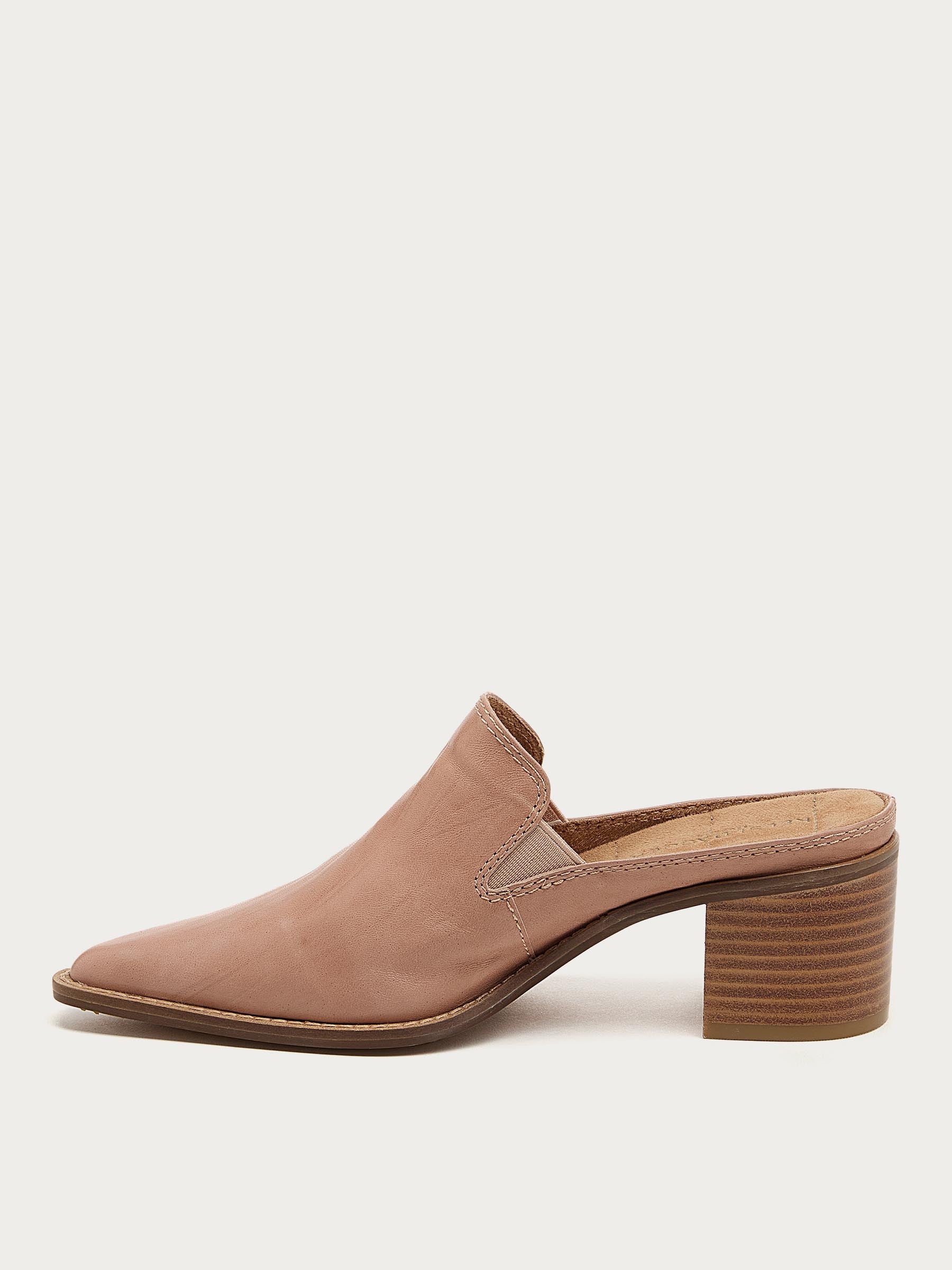 Mason Pale Pink Pointed Toe Mules