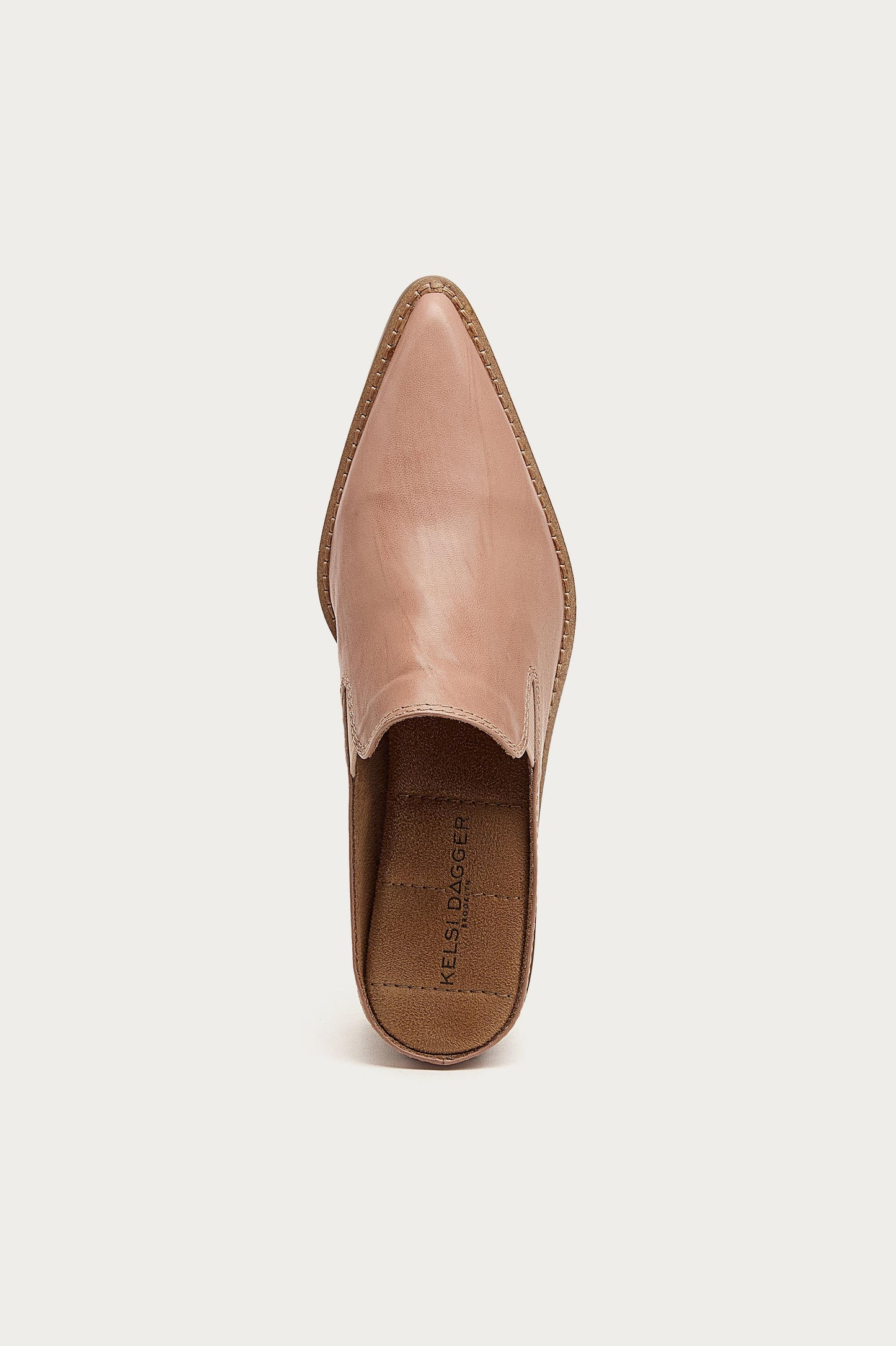 Mason Pale Pink Pointed Toe Mules