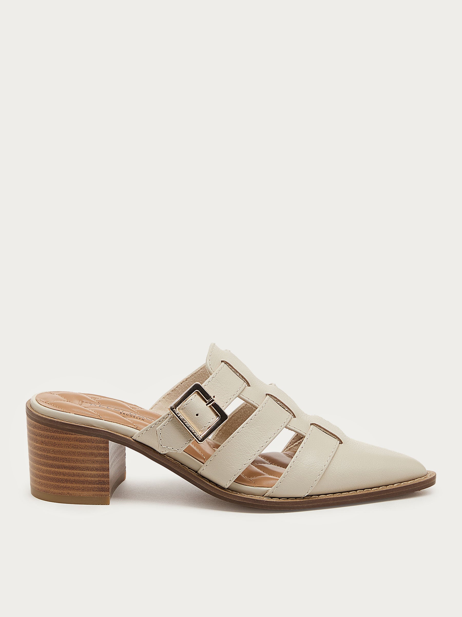 Mitchie Salt Leather Heels