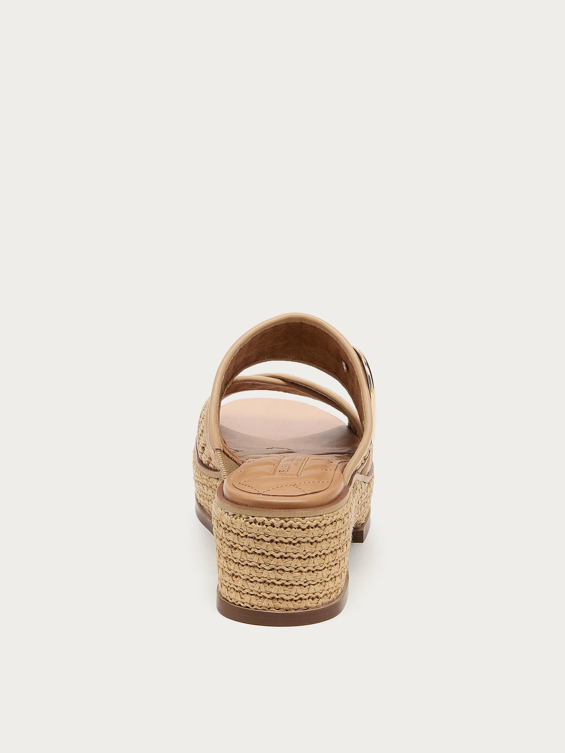 Nina Raffia Wedge Sandals
