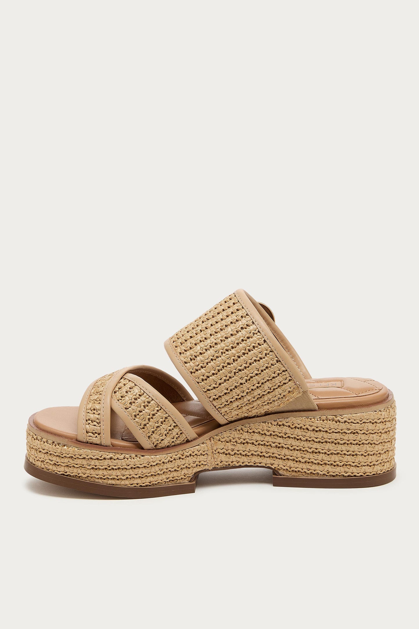 Nina Raffia Wedge Sandals