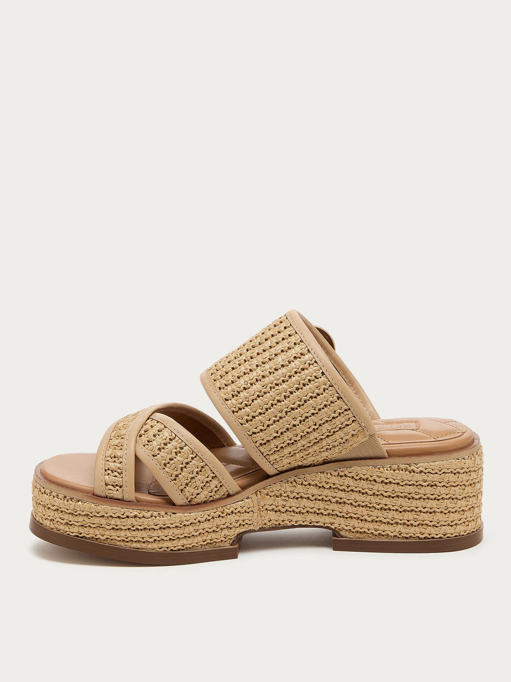 Nina Raffia Wedge Sandals