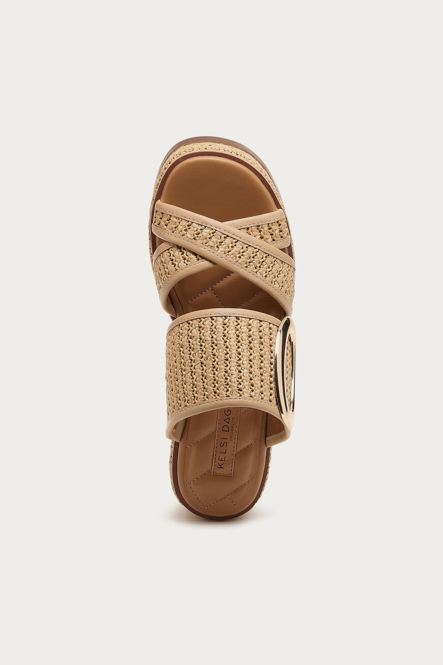 Nina Raffia Wedge Sandals