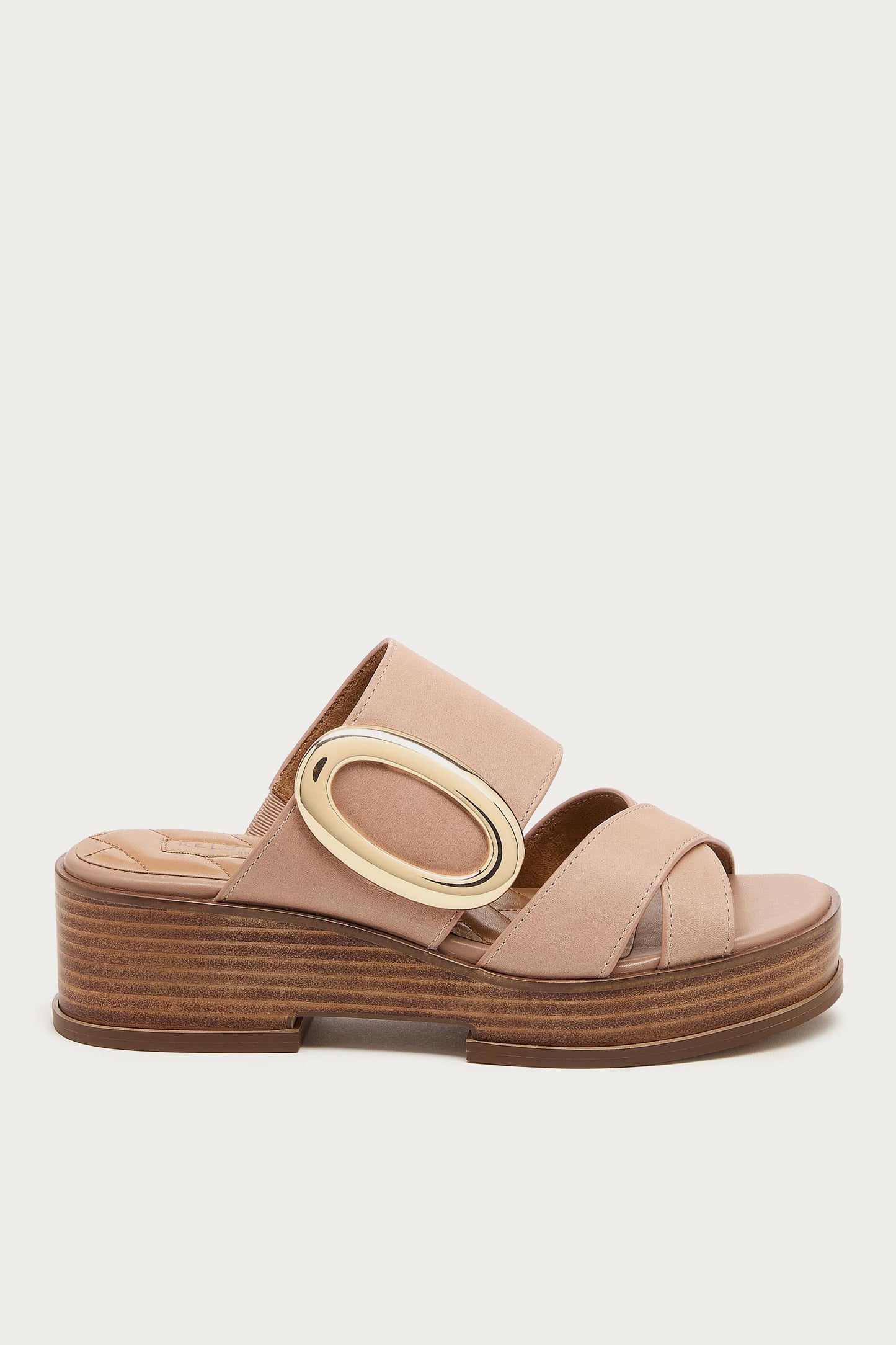 Nina Pink Wedge Sandals