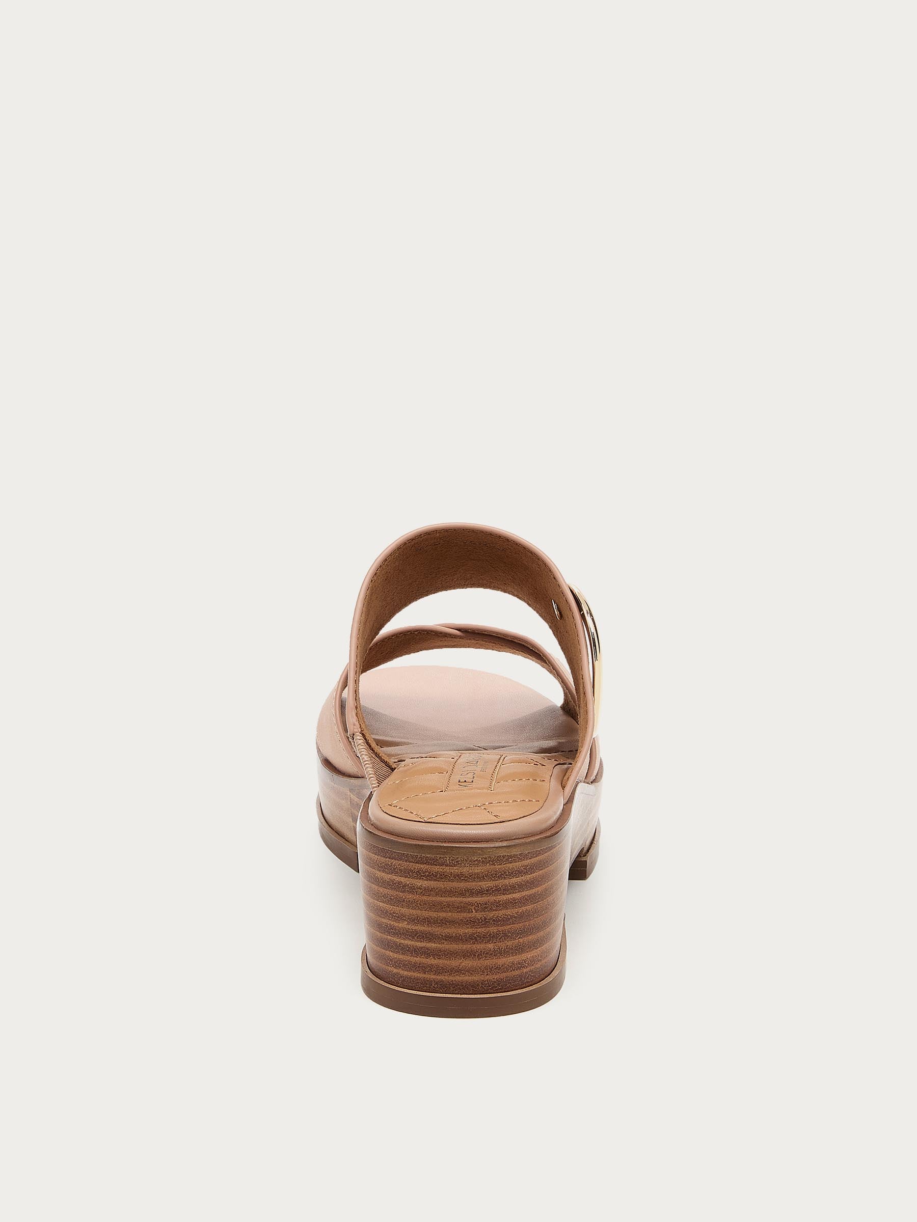 Nina Pink Wedge Sandals