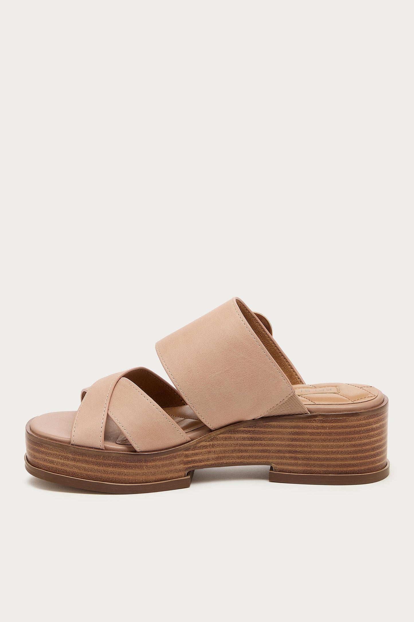 Nina Pink Wedge Sandals