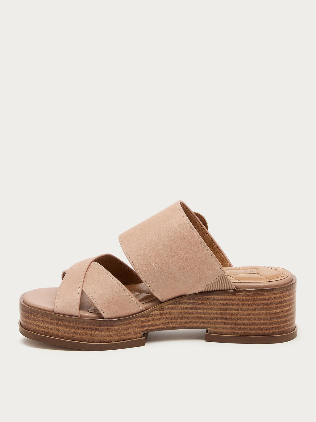 Nina Pink Wedge Sandals
