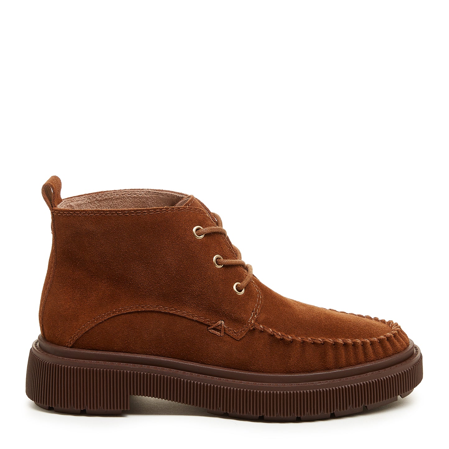 Palisade Hickory Suede Lace-up Booties