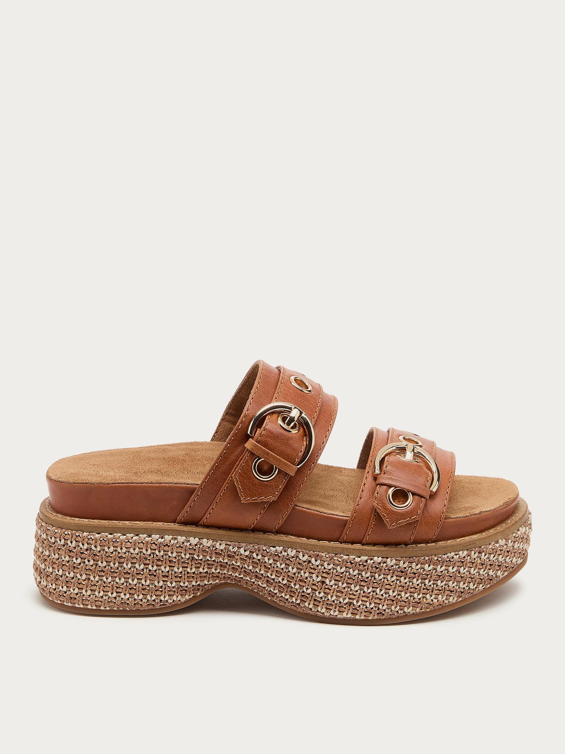 Penny Auburn Platform Sandals
