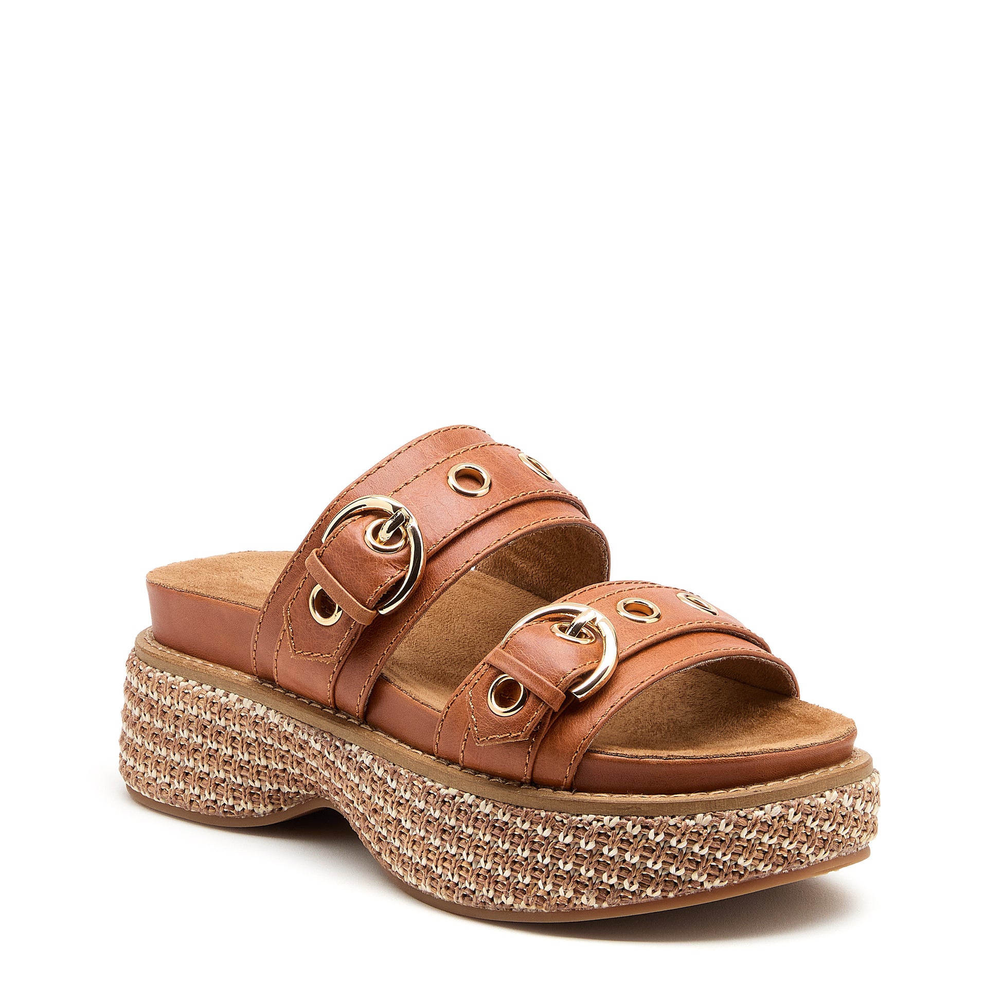 Kelsi Dagger Women's Penny Auburn Platform Sandals