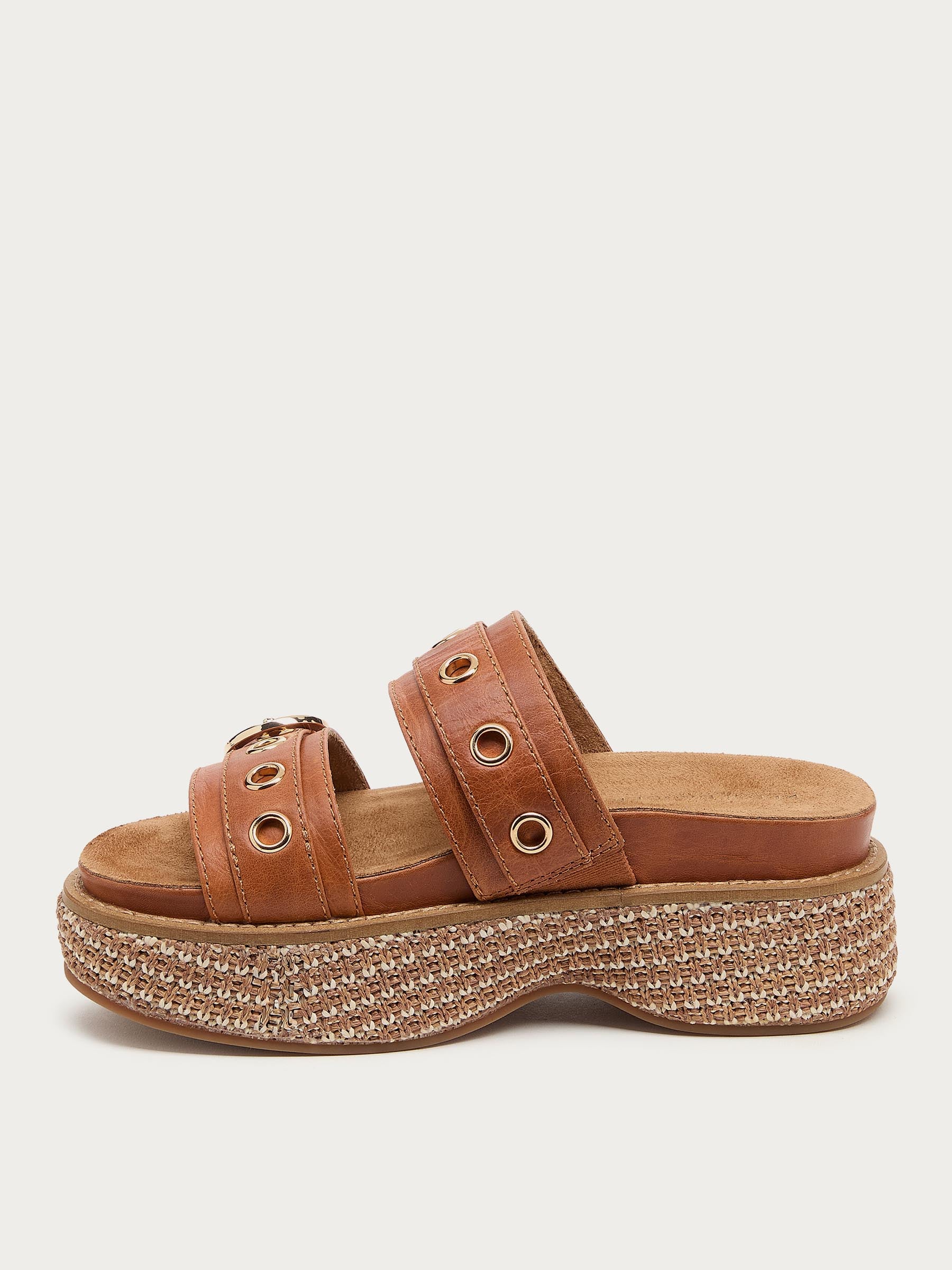 Penny Auburn Platform Sandals