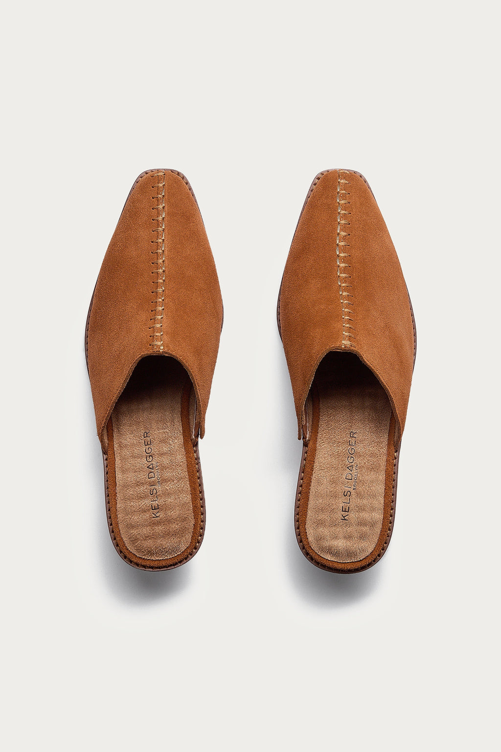 Pierce Burnt Cognac Mules