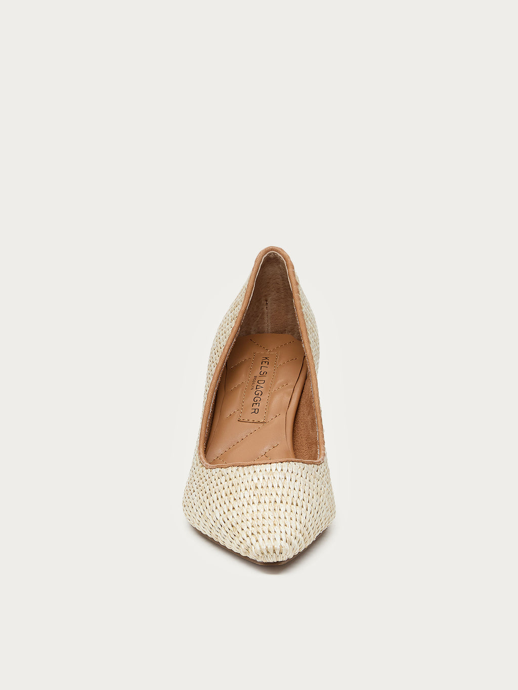 Pump Natural Raffia Heels