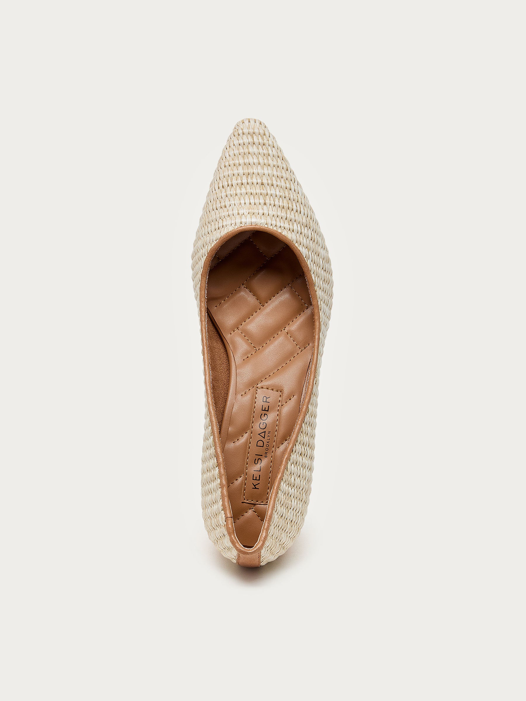 Pump Natural Raffia Heels