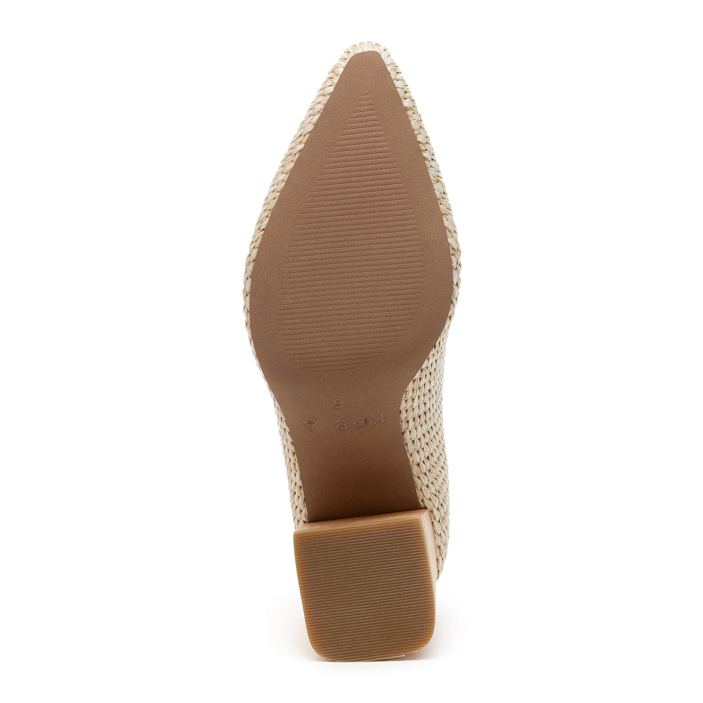 Pump Natural Raffia Heels