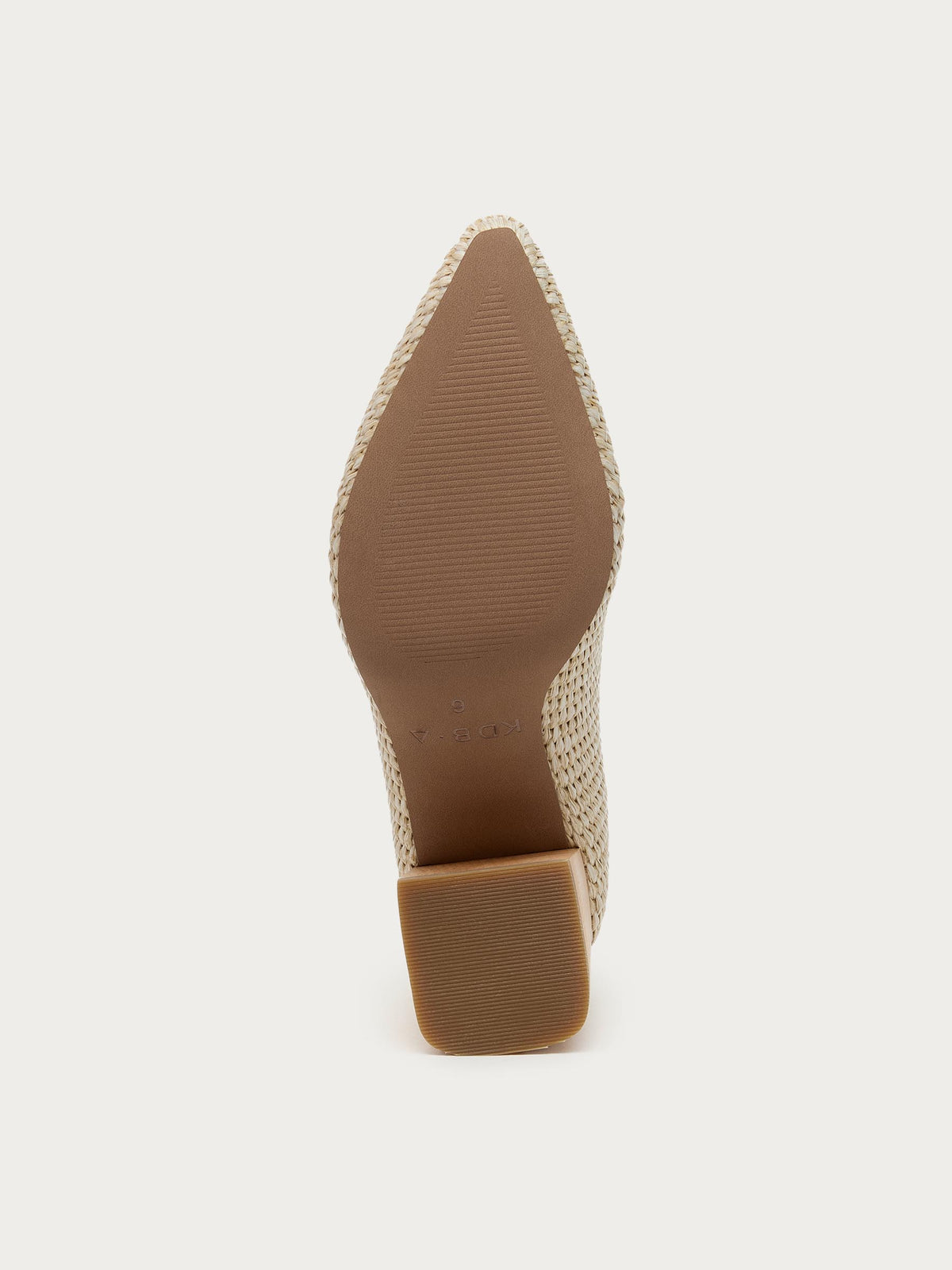 Pump Natural Raffia Heels