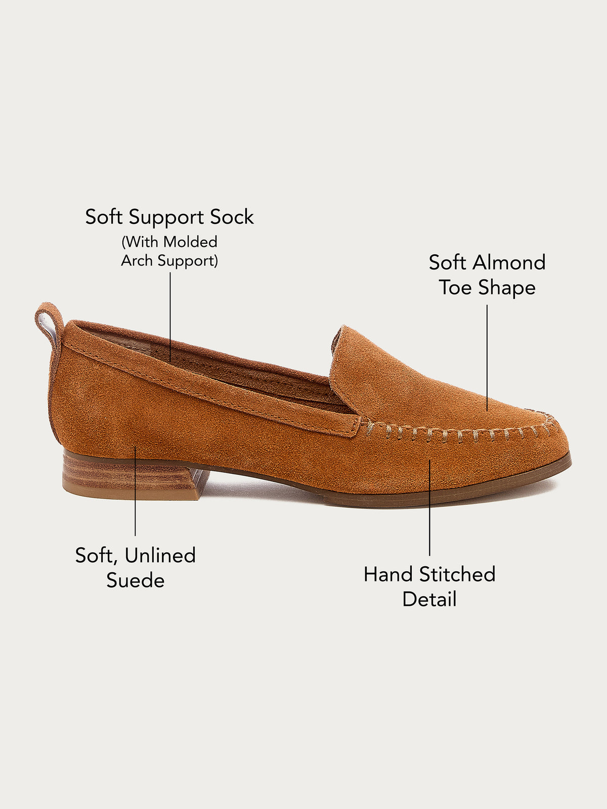 Robbie Cognac Loafer