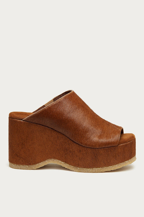Rowan Hickory Platform Sandals