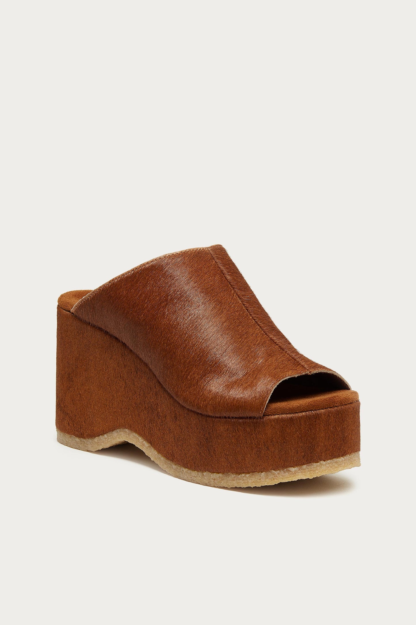 Rowan Hickory Platform Sandals