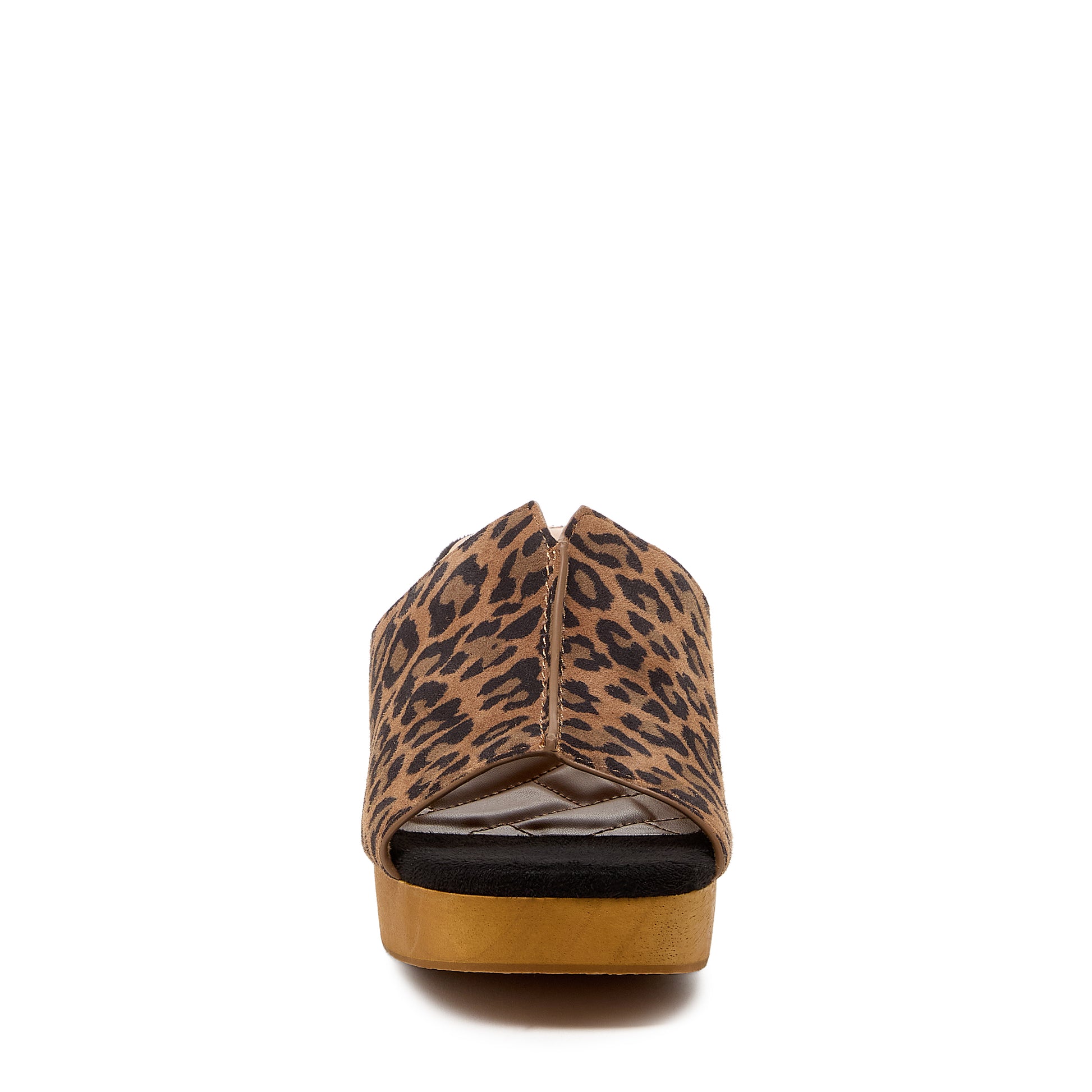 Kelsi Dagger Women's Ryan Platform Slide Sandals Leopard