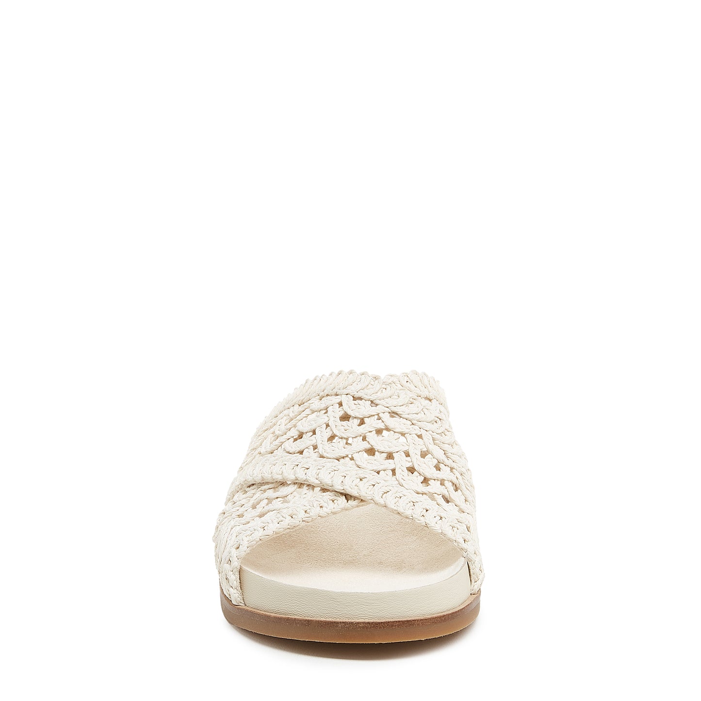 sailor shell crochet sandals, interior comfort lining detail, Kelsi Dagger Brooklyn