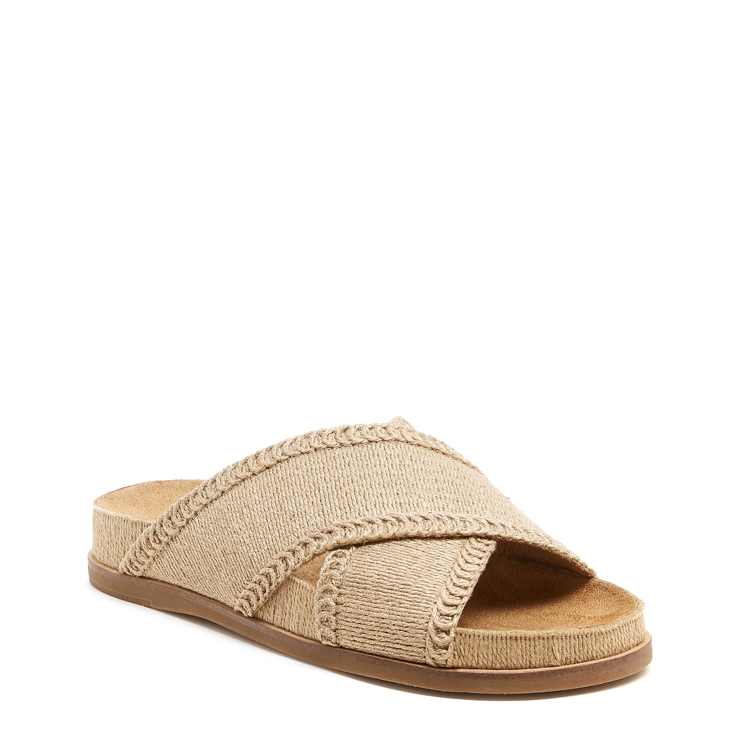 sailor natural jute sandals, jute sandals from alternate angle, Kelsi Dagger Brooklyn