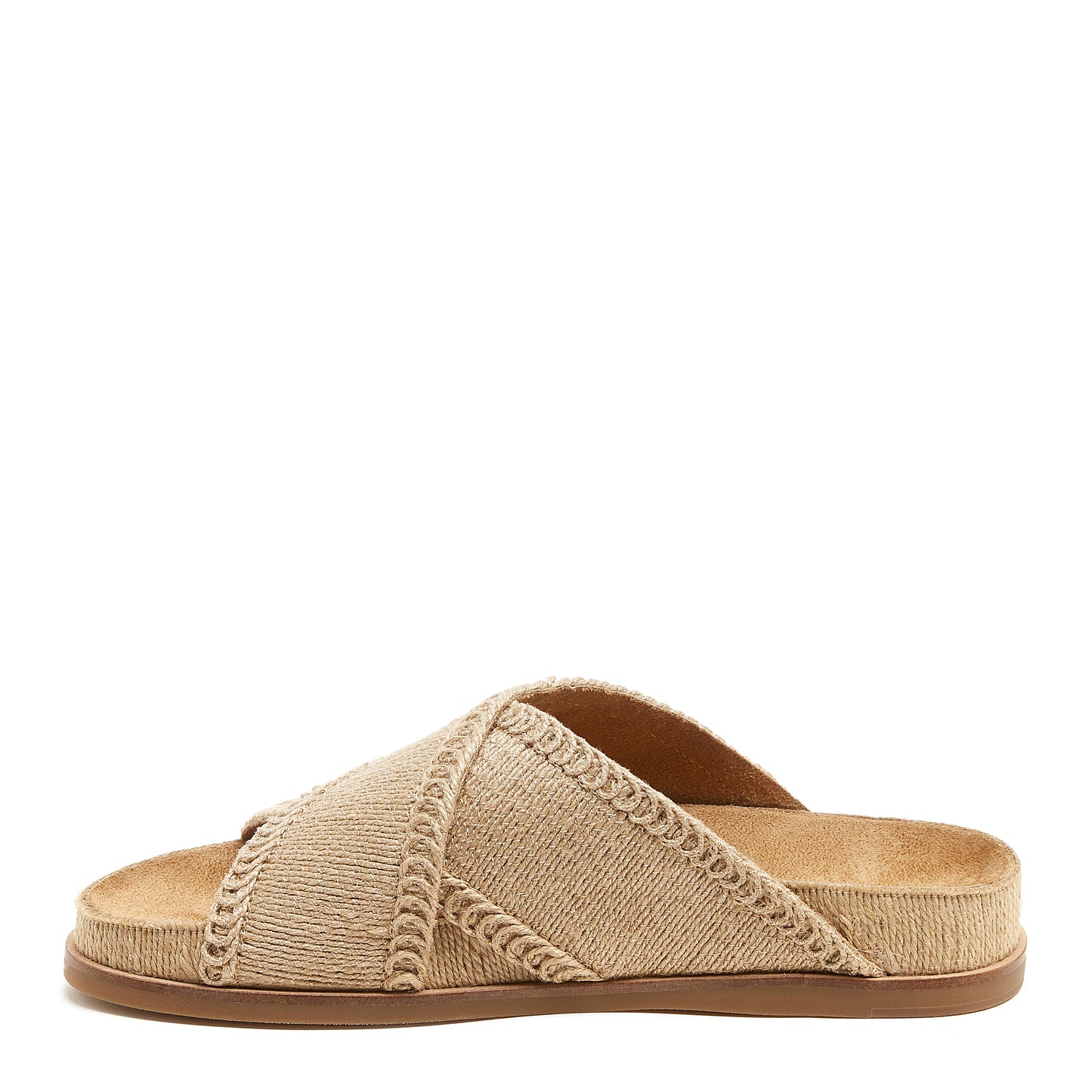 sailor natural jute sandals, sole and heel construction detail, Kelsi Dagger Brooklyn