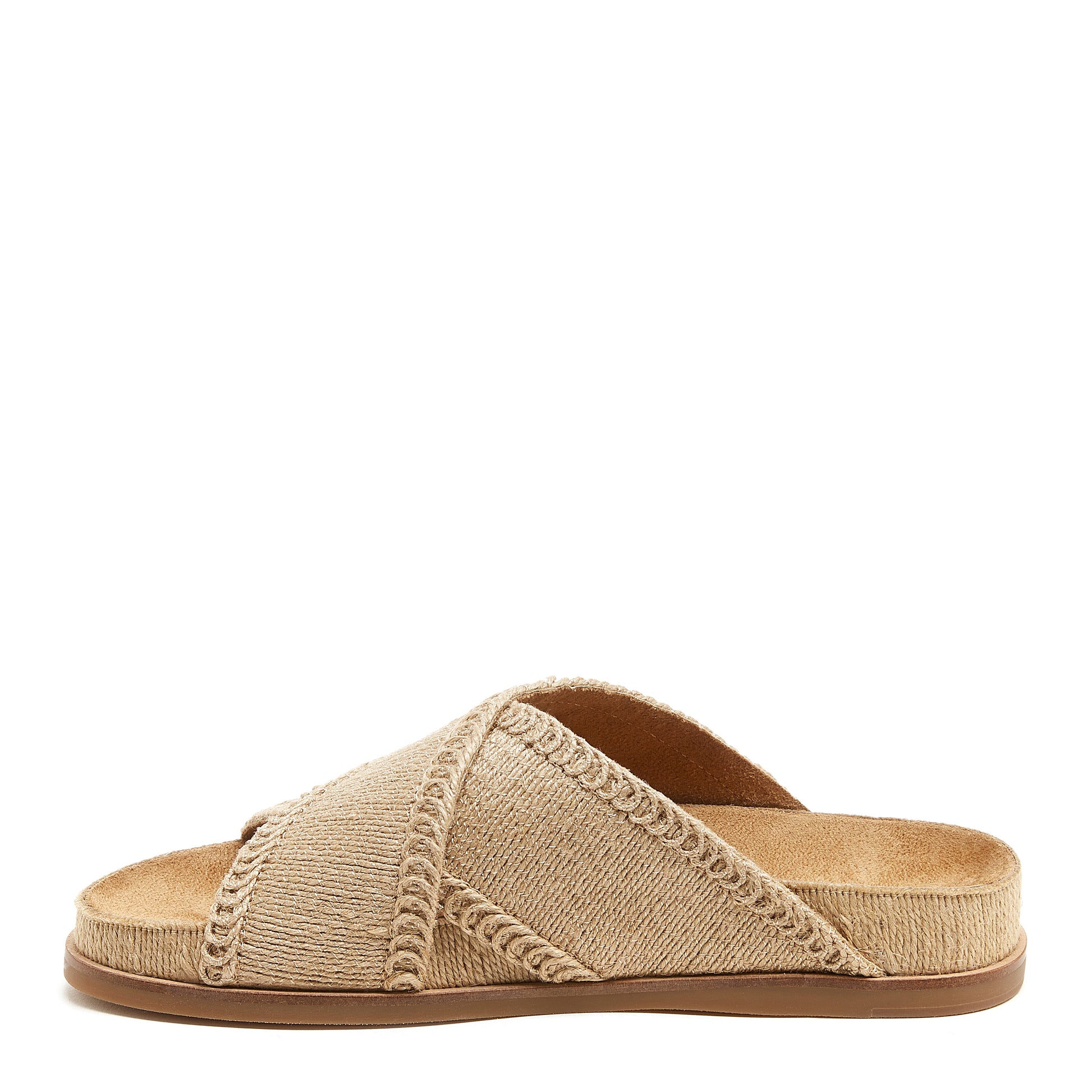 sailor natural jute sandals, sole and heel construction detail, Kelsi Dagger Brooklyn
