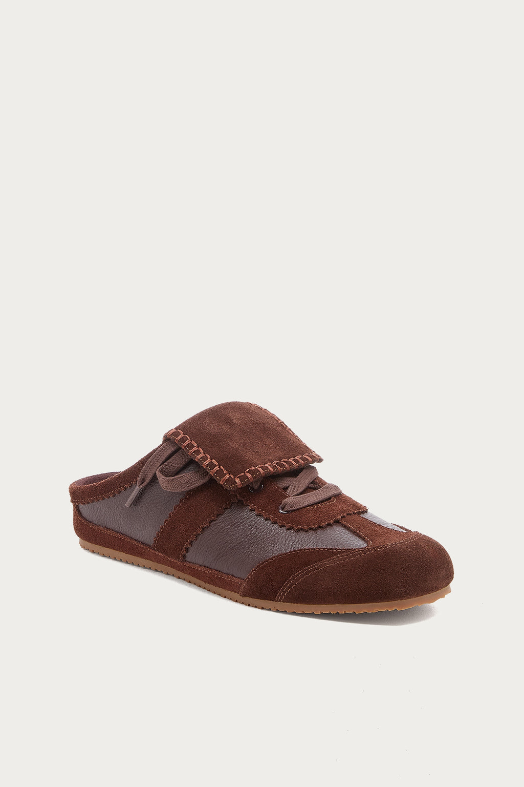 Scotty Brown Lace-up Sneaker Mule