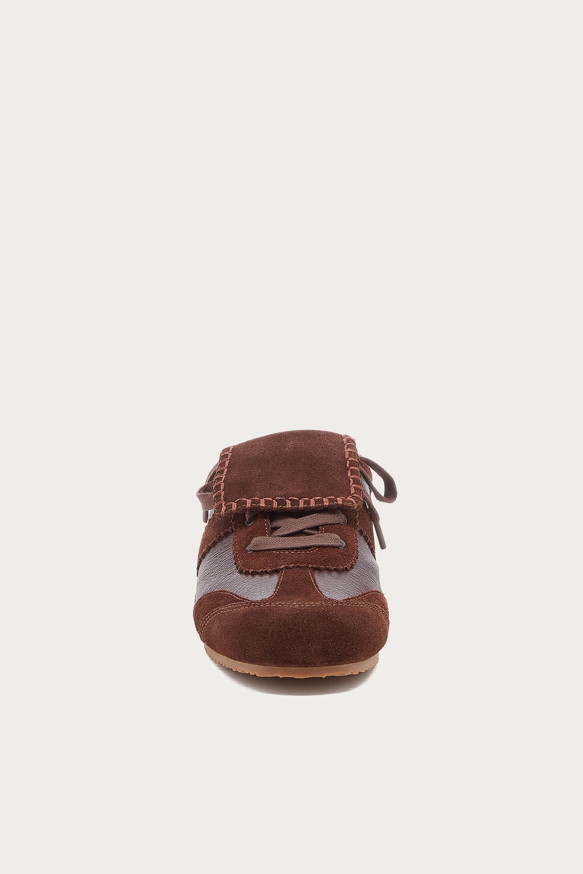 Scotty Brown Lace-up Sneaker Mule