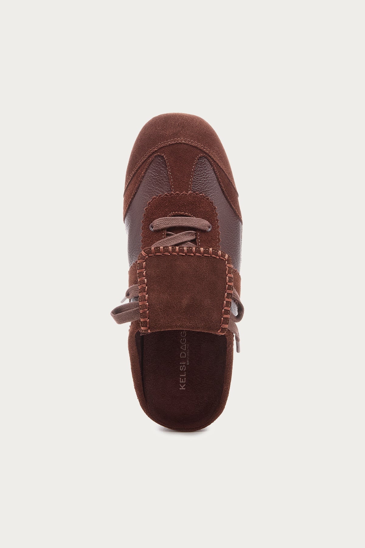 Scotty Brown Lace-up Sneaker Mule