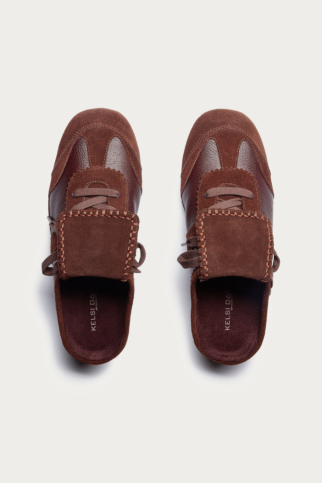 Scotty Brown Lace-up Sneaker Mule