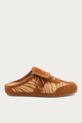 Scotty Zebra Lace-up Sneaker Mule