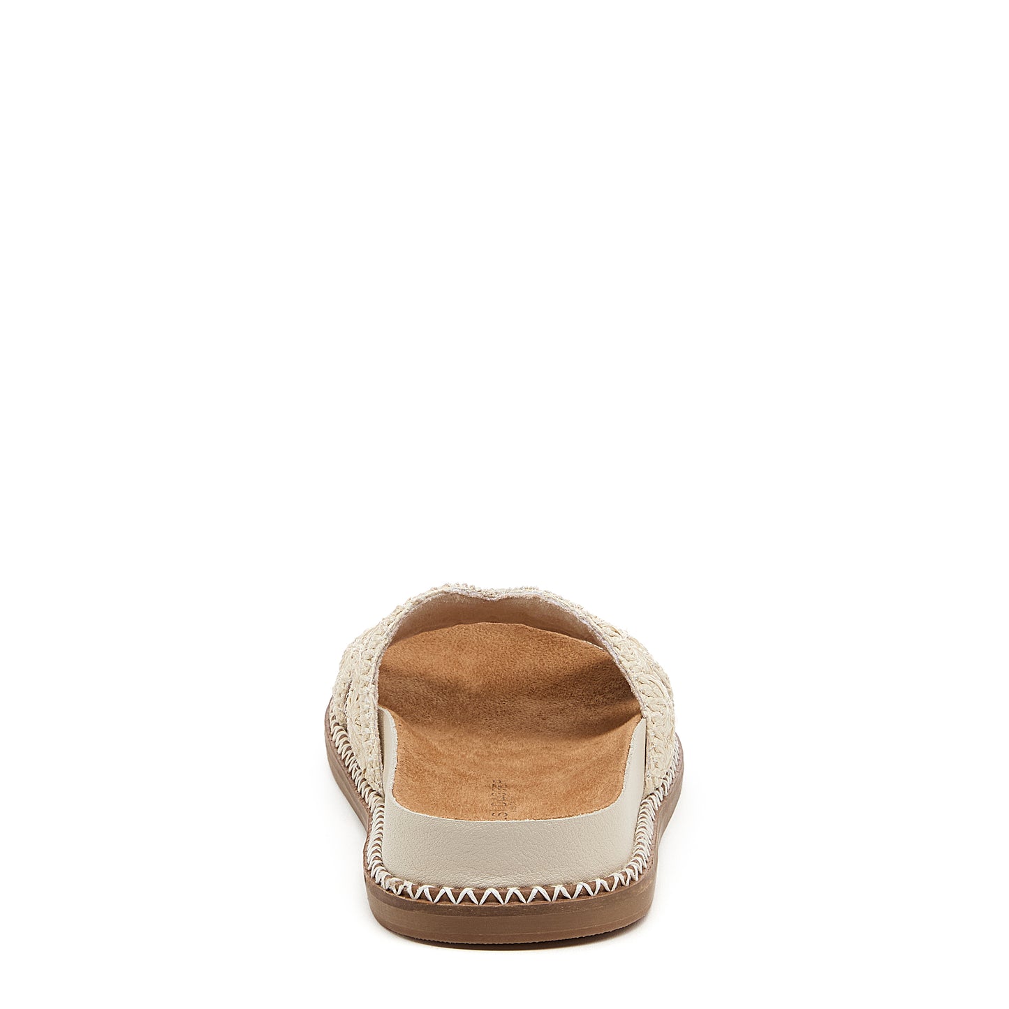 Shay Salt Raffia Slide Sandal