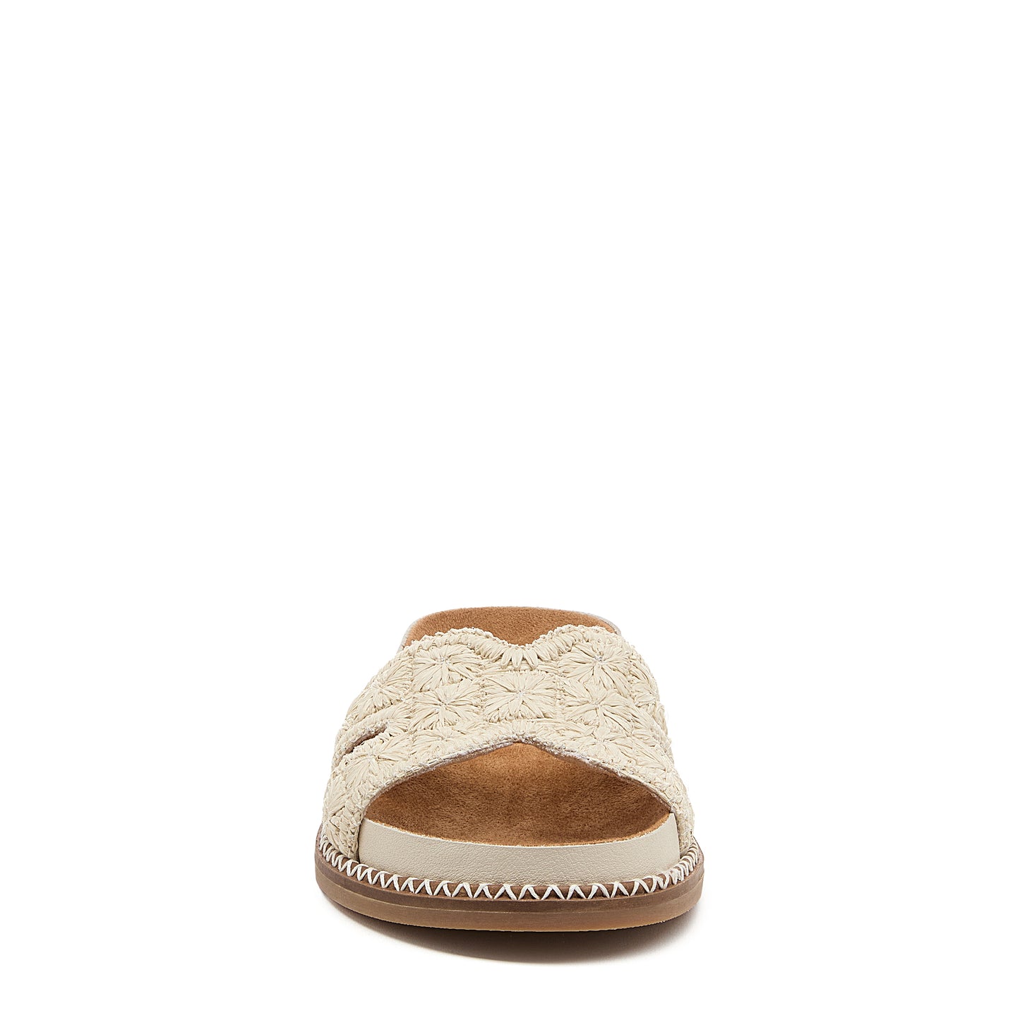Shay Salt Raffia Slide Sandal