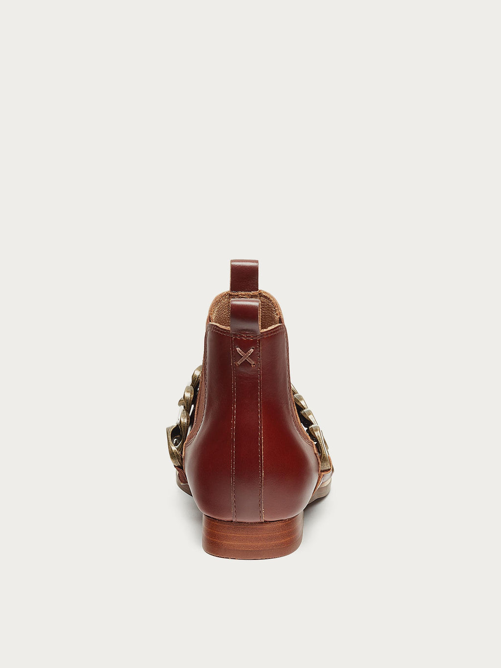 Slow Coffee Leather Bootie