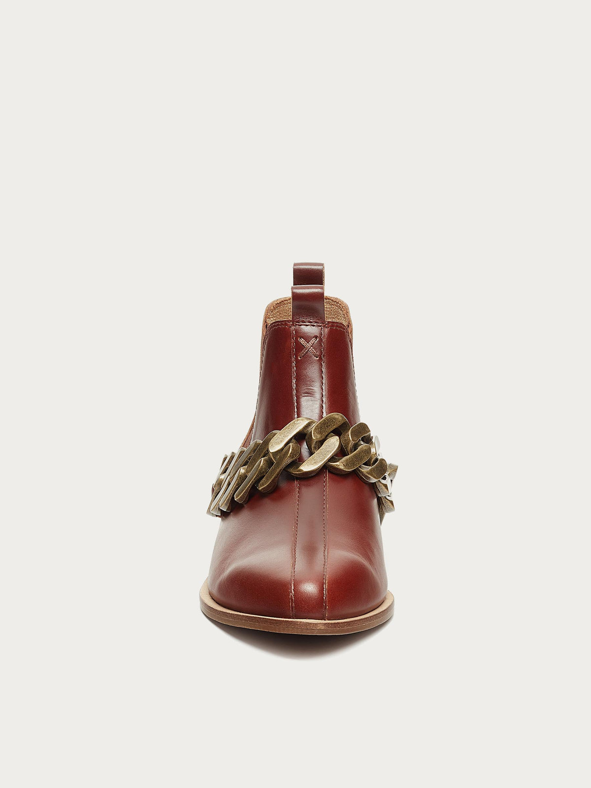 Slow Coffee Leather Bootie