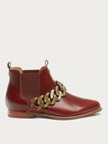 Slow Coffee Leather Bootie