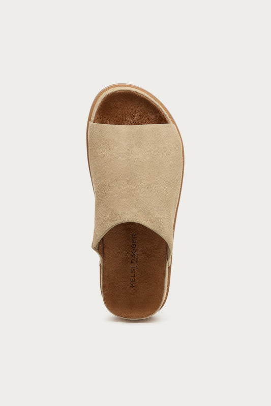 Squish Oatmeal Slide Sandals