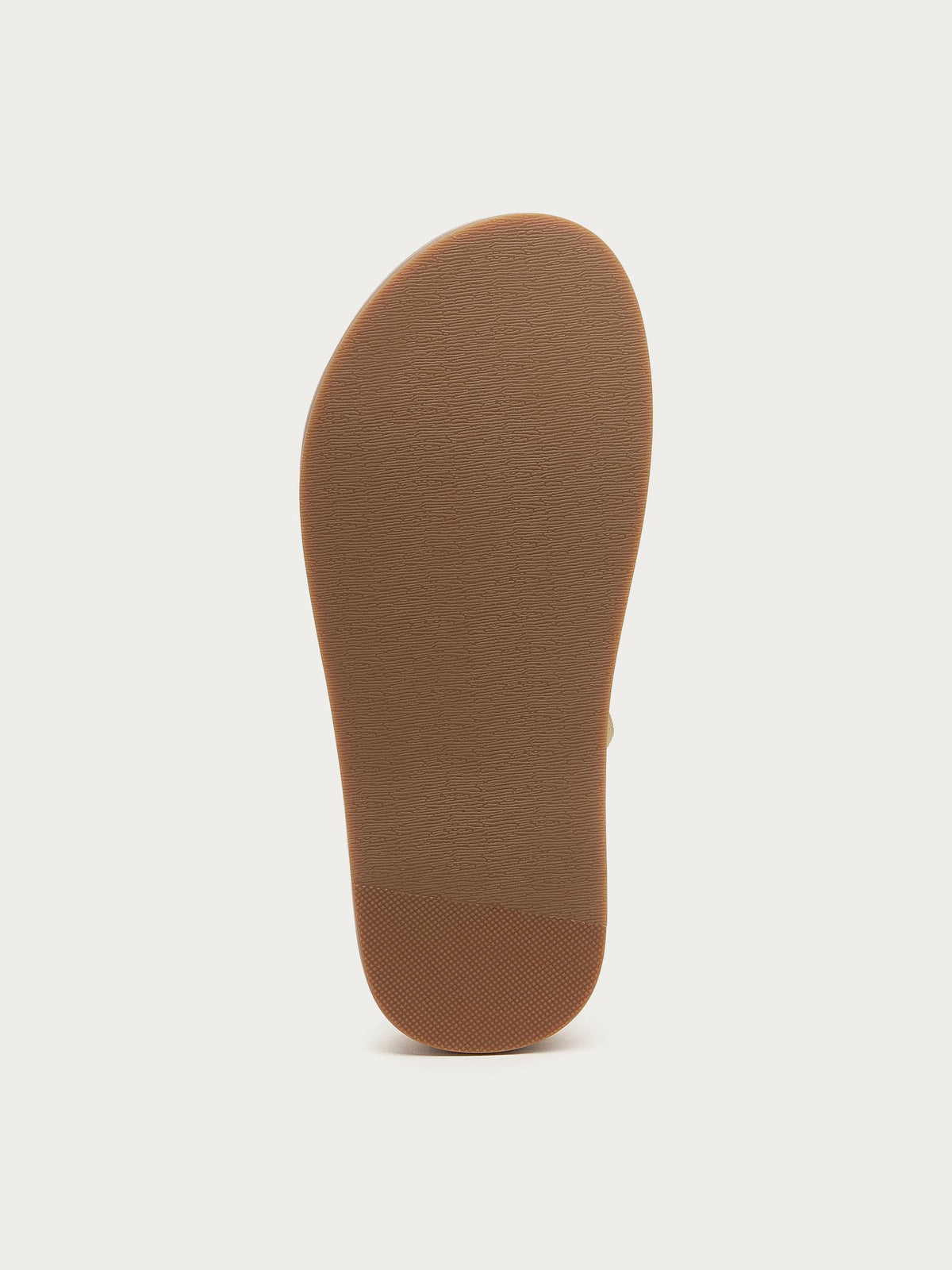 Outsole of the Kelsi Dagger Brooklyn Squish oatmeal slide sandal