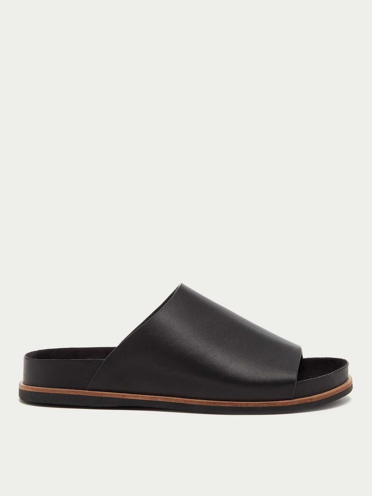 Squish Black Slide Sandals