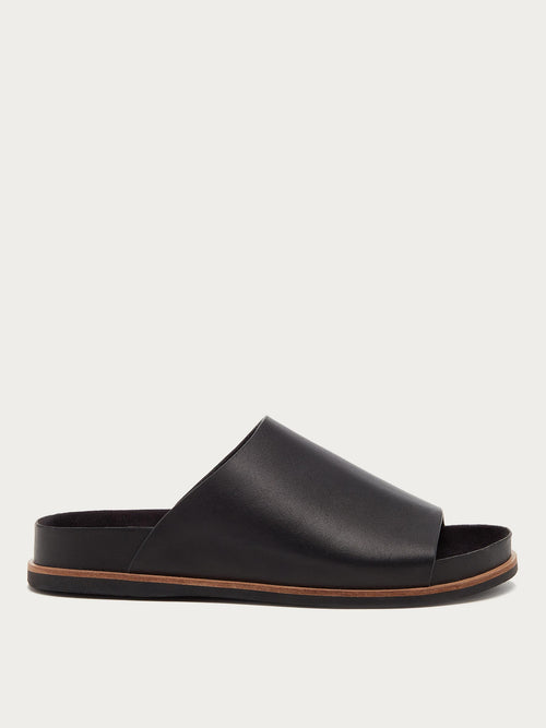 Squish Black Slide Sandals