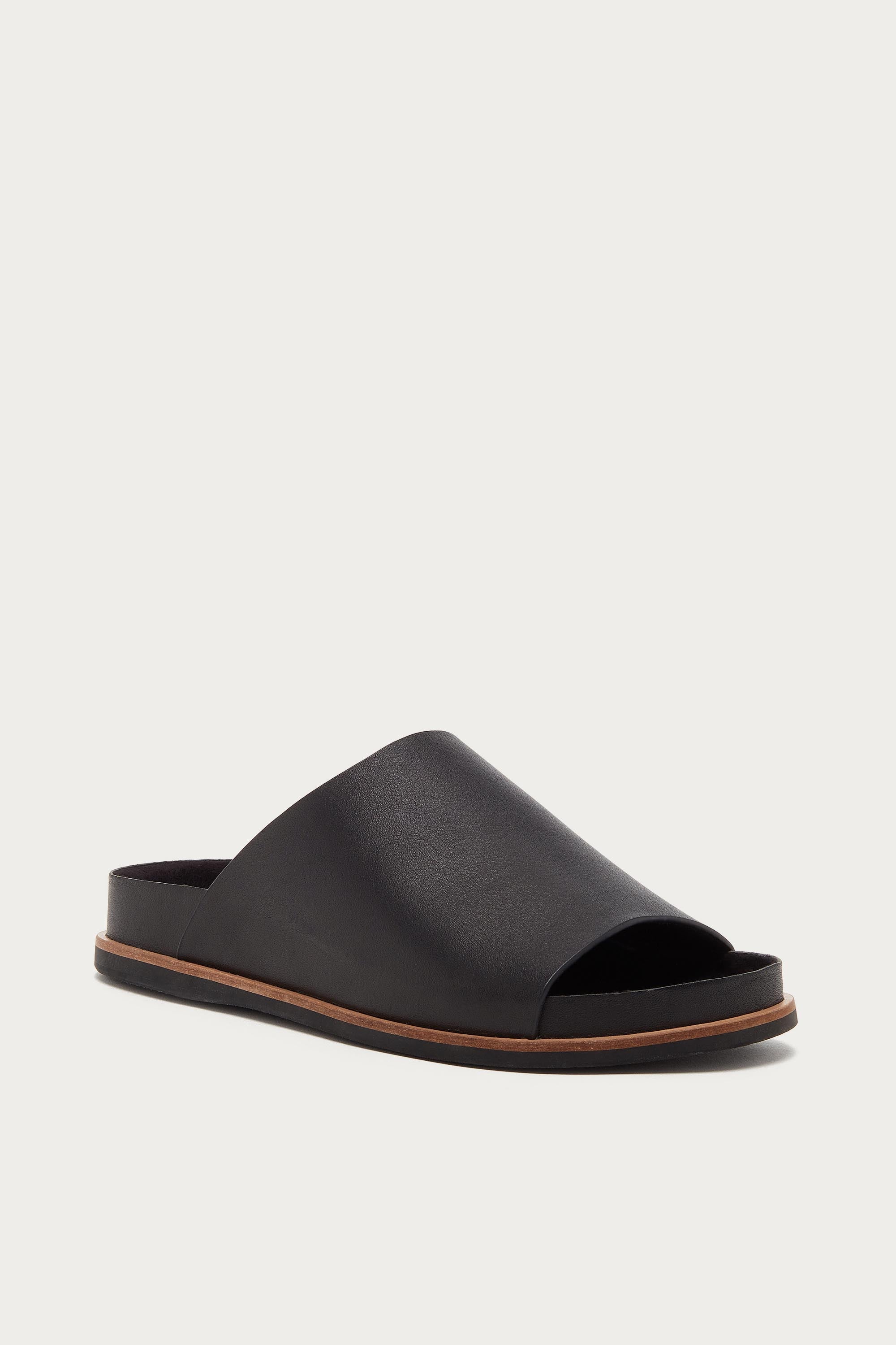 Squish Black Slide Sandals