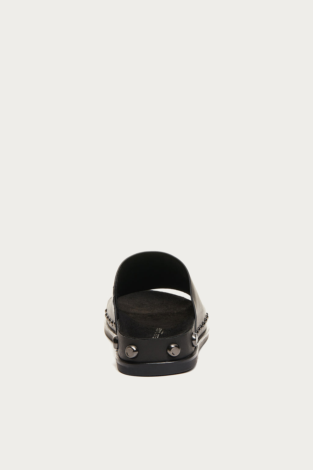 Squish Black Stud Slide Sandals