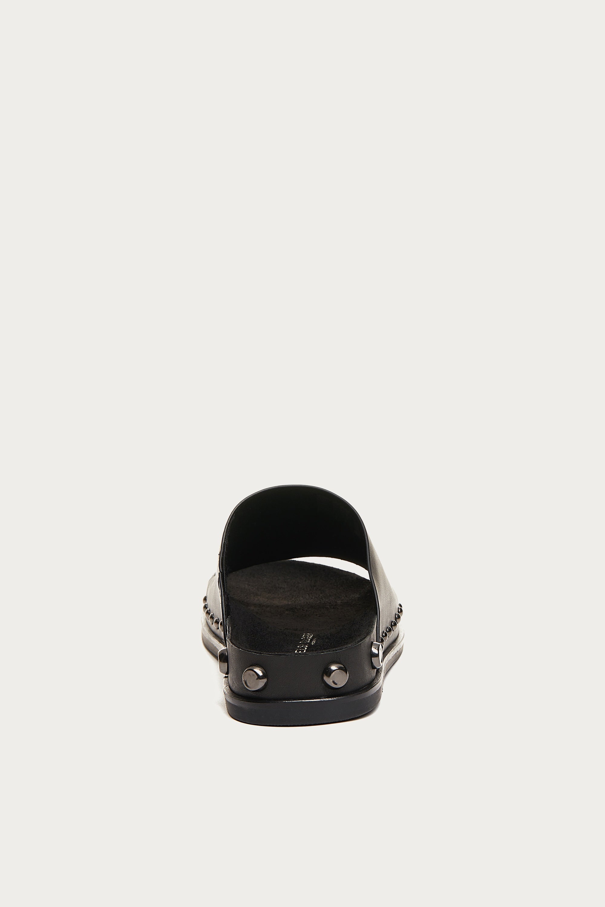 Squish Black Stud Slide Sandals