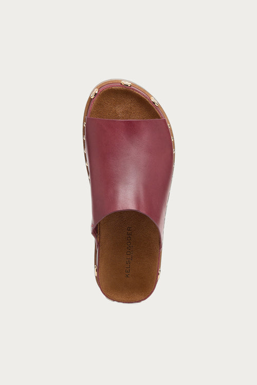 Squish Raspberry Studded Slide Sandals