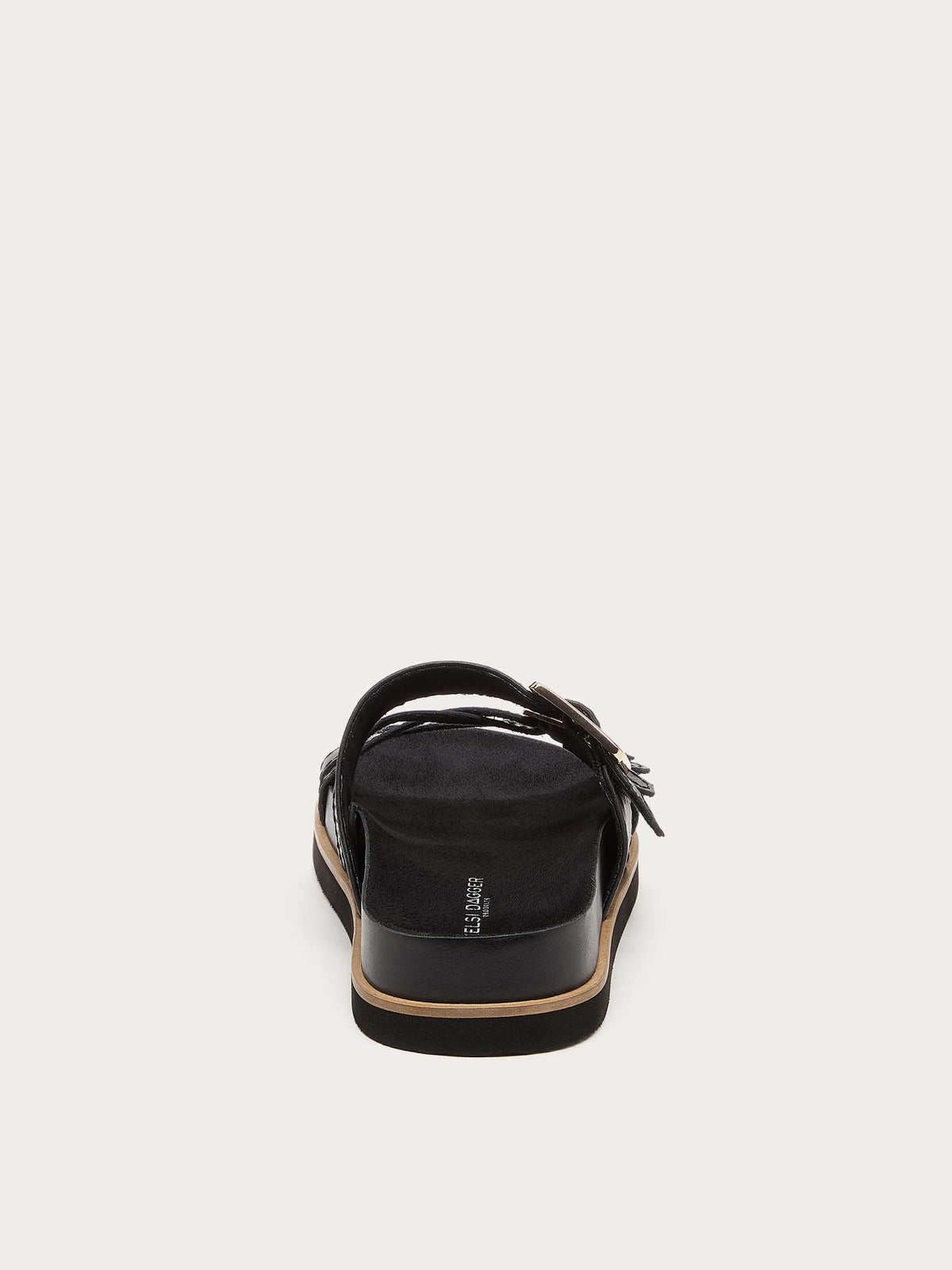 Stella Black Slide Sandals