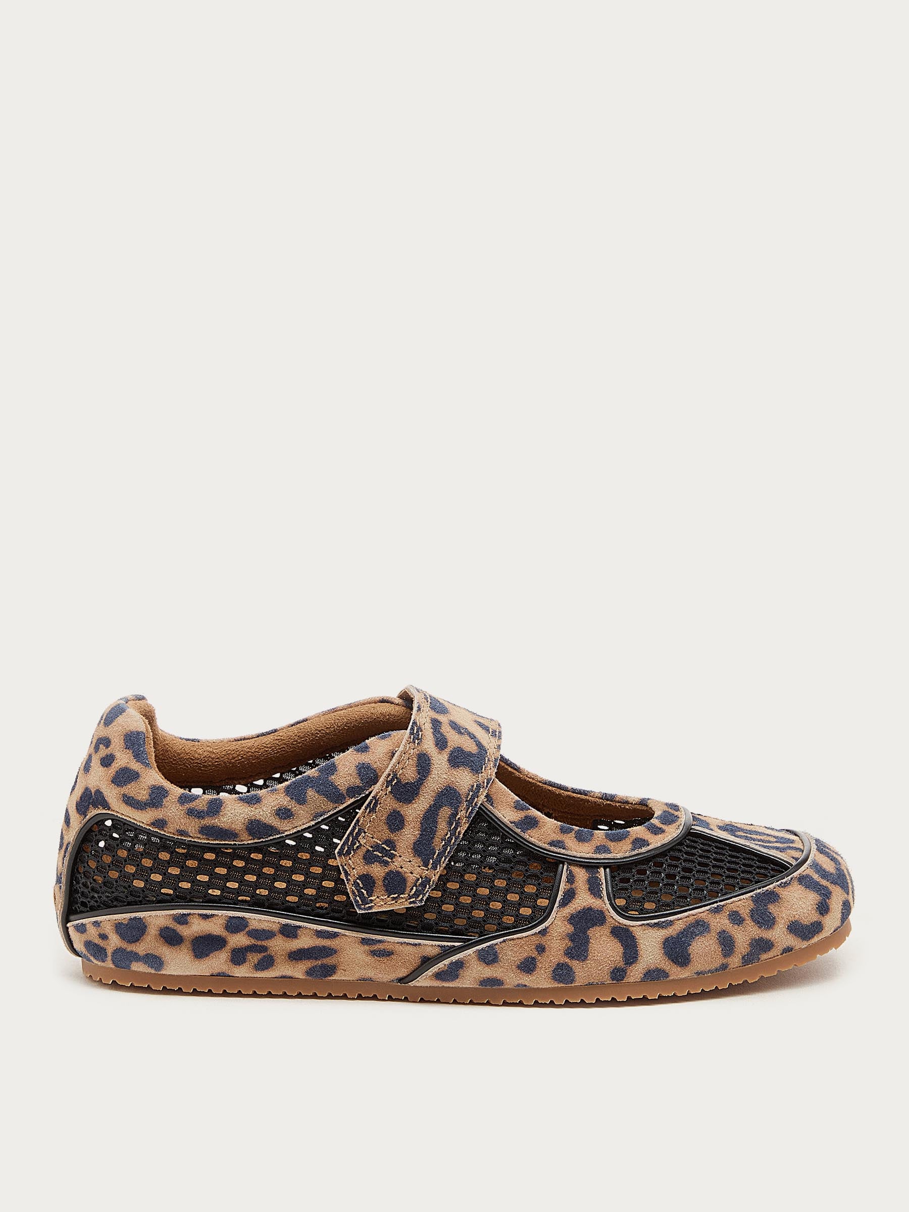 Swish Leopard Mary Jane Sneaker