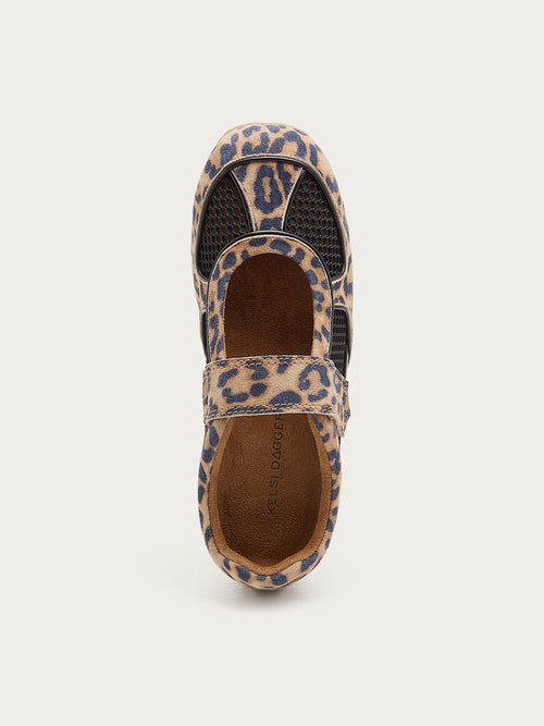 Swish Leopard Mary Jane Sneaker