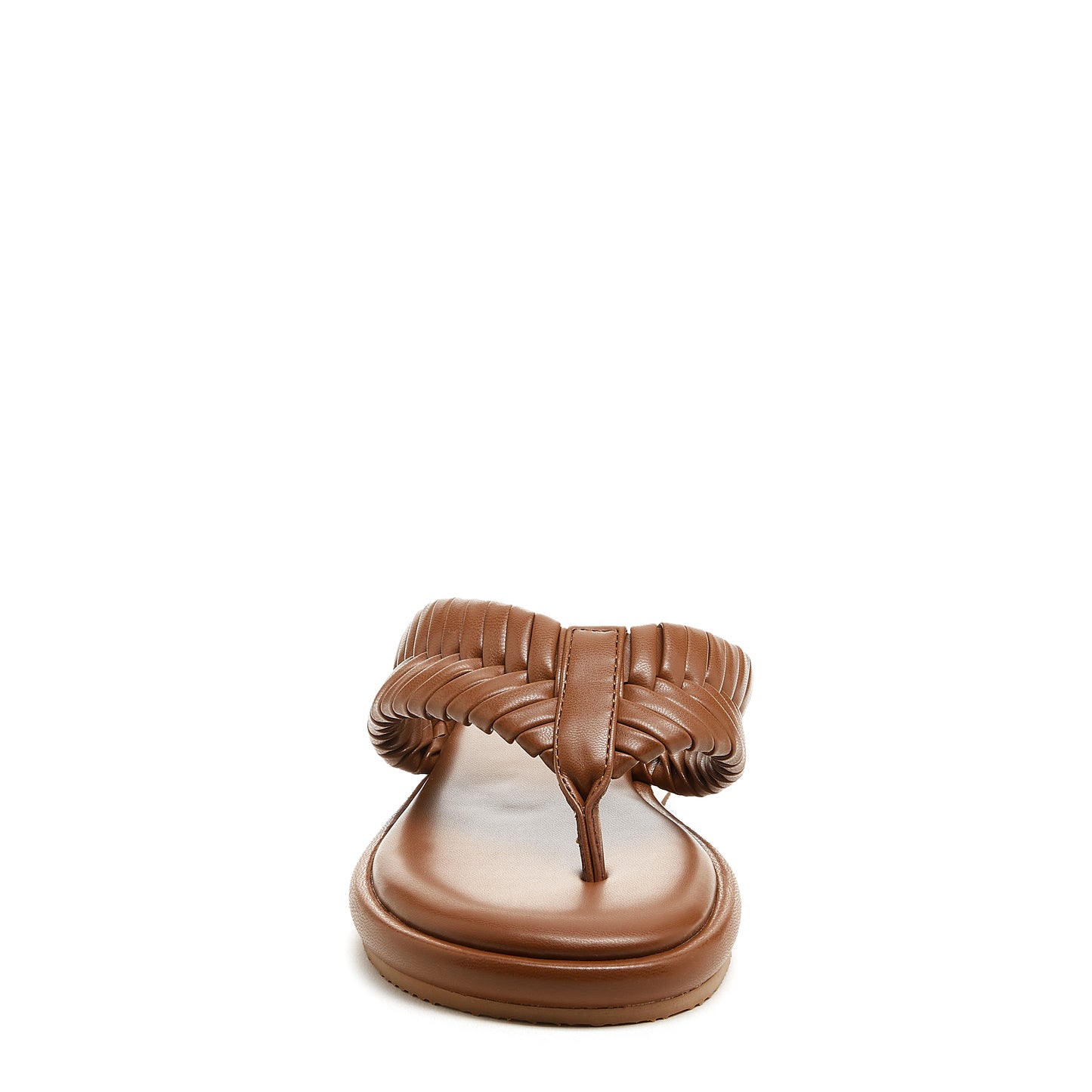 Kelsi Dagger Tidal Cognac Sandals - Woven Vegan Luxury